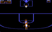 One-on-One for IBM PC/Compatibles - Game start.