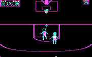 One-on-One for IBM PC/Compatibles - Game start.
