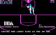 One-on-One for IBM PC/Compatibles - Title screen.
