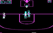 One-on-One for IBM PC/Compatibles - Here comes the ref, must be a penalty...