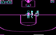 One-on-One for IBM PC/Compatibles - Broke the backboard glass!