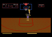 One-on-One for Atari 7800 - Attempting a slam dunk...