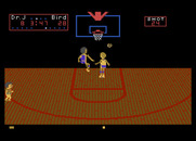 One-on-One for Atari 7800 - Game in progress...