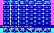 Jeopardy! New Second Edition for IBM PC/Compatibles - Select a category.