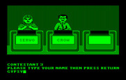 Jeopardy! New Second Edition for IBM PC/Compatibles - Selecting characters.
