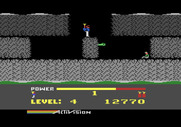 H.E.R.O. for Atari 5200 - End of level 4; don't get caught by the snake!