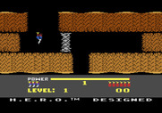 H.E.R.O. for Atari 5200 - Title screen and game demo mode.