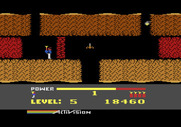 H.E.R.O. for Atari 5200 - The red walls are dangerous to touch...