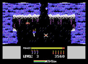 H.E.R.O. for ColecoVision - Flying around some cave creatures...