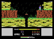 H.E.R.O. for ColecoVision - Oops, you should avoid these lava walls!