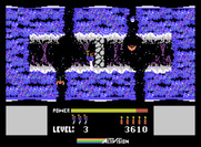 H.E.R.O. for ColecoVision - Use bombs to blow up these walls...