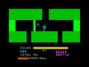 H.E.R.O. for ZX Spectrum - Shooting creatures...