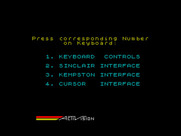 H.E.R.O. for ZX Spectrum - Select a control option...
