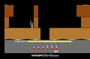 H.E.R.O. for Atari 2600 - Game start.