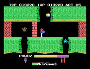 H.E.R.O. for Sega SG-1000 - I'll need to blow up a wall to continue...