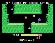 H.E.R.O. for Sega SG-1000 - 100 points earned for blowing up a wall!