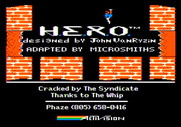 H.E.R.O. for Apple II - Title screen.