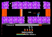 H.E.R.O. for Apple II - Destroyed an enemy for 50 points.