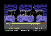H.E.R.O. for Commodore 64 - Use dynamite to blast through walls.