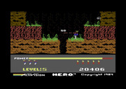 H.E.R.O. for Commodore 64 - The path is often blocked...
