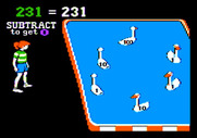 Sum Ducks for Apple II - The subtraction game.