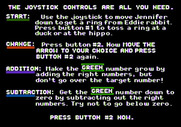 Sum Ducks for Apple II - Game instructions.