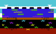 Princess and Frog for Commodore VIC-20 - Game start.