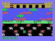 Princess and Frog for TI-99/4A - Game start.