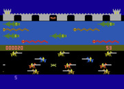 Princess and Frog for Atari 8-bit - Game start.