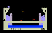 Dragonfire for Intellivision - Preparing to duck dragonfire...and watch out for arrows!