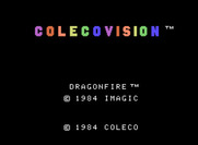 Dragonfire for ColecoVision - Title screen 1.