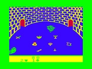 Dragonfire for TRS-80 Color Computer - The dragon got me, and I turn into a puff of smoke...