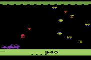 Dragonfire for Atari 2600 - Each time you play the treasure location is random.