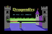 Dragonfire for Commodore 64 - Title screen.