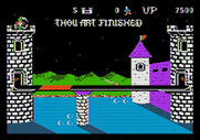 Dragonfire for Apple II - Game over.