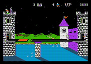Dragonfire for Apple II - On more difficult levels the drawbridge will open!