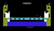 Dragonfire for Commodore VIC-20 - Ducking a fireball...