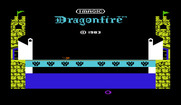 Dragonfire for Commodore VIC-20 - Title screen.