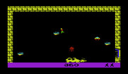 Dragonfire for Commodore VIC-20 - The dragon increases in speed and difficulty on each level.