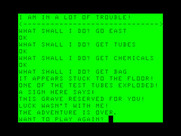 Voodoo Castle for TRS-80 Color Computer - Game over.
