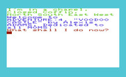 Voodoo Castle for Commodore VIC-20 - The game begins here...