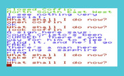 Voodoo Castle for Commodore VIC-20 - Exploring the area...