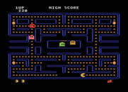Pac-Man for Atari 8-bit - Game start.