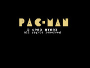 Pac-Man for TI-99/4A - Title screen.