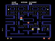 Pac-Man for TI-99/4A - When the ghosts flash white they are about to change back to their normal form...