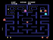 Pac-Man for TI-99/4A - Only a few dots left!