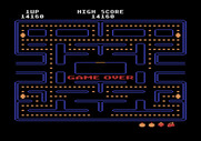 Pac-Man for Atari 5200 - Game over.