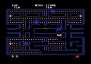 Pac-Man for Atari 5200 - You can eat the ghosts when they are blue...
