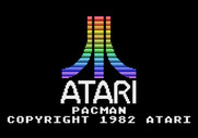 Pac-Man for Atari 5200 - Atari logo and game title.