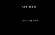 Pac-Man for Commodore 64 - Title screen.